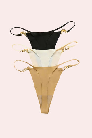 Ethereal Panties - Panties - Feminine UAE - Sensual Lingerie - Ivory - S - Buy 6; Get 2 free - Panties -