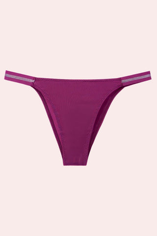 Golden Panties - Panties - Feminine UAE - Sensual Lingerie - S - Purple - Buy 6; Get 2 free - Panties -