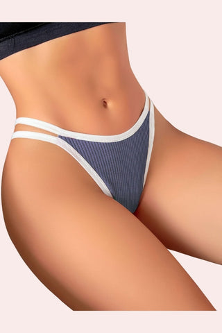 Sportive Panties - Panties - Feminine UAE - Sensual Lingerie - Gray - S - Buy 6; Get 2 free - Panties -
